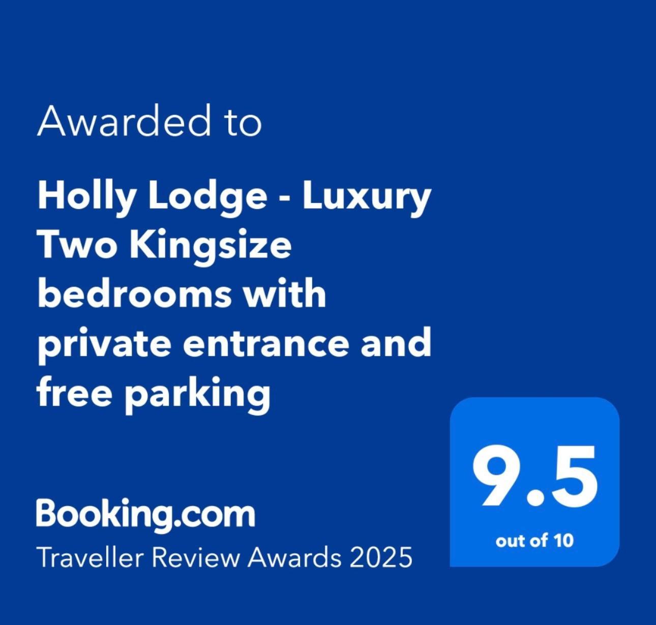 Holly Lodge - 2 X Kingsize Bedrooms With Private Entrance And Free Parking-New Shower Room 오반 외부 사진